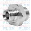 Egyenes adapter 1/4"-3/8 60°-os kúp