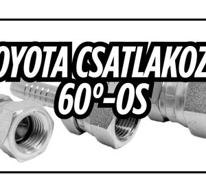 Toyota csatlakozó 60°-os
