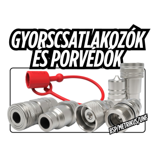 Gyorscsatlakozó és porvédõ