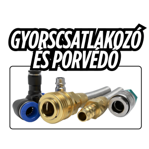 Gyorscsatlakozó és porvédõ