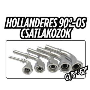 Hollanderes 90°-os csatlakozó