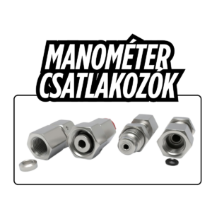 Manométer csatlakozók