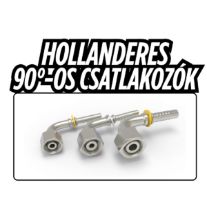 Hollanderes 90°-os csatlakozó