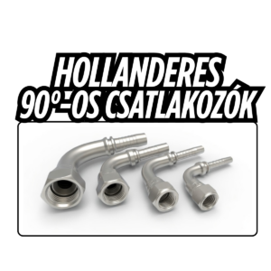 Hollanderes 90°-os csatlakozó