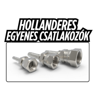 Hollanderes egyenes csatlakozó