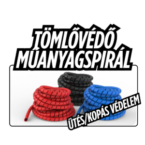 Tömlõvédõ mûanyag spirál
