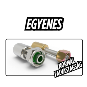 Hollanderes egyenes csatlakozó